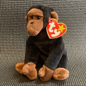 Vintage Ty Beanie Baby “Congo” Gorilla 5th Generation
